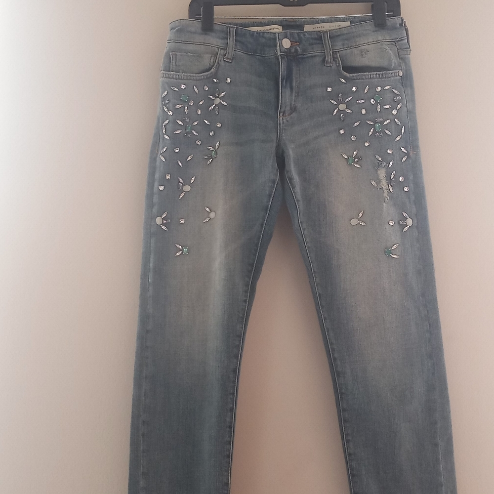 Embellished jeans